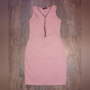 Minette women's pink bodycon dress size small.